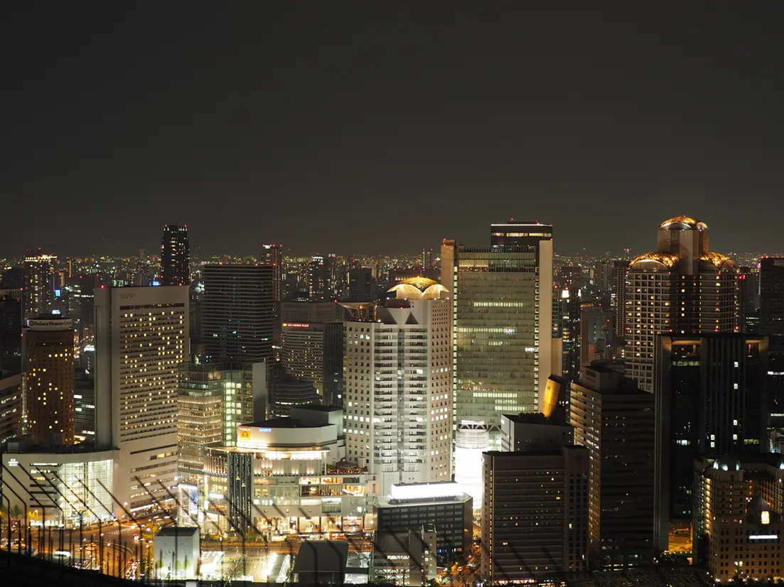 梅田スカイビル　夜景