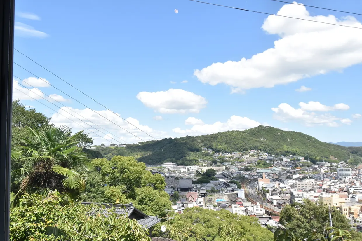みはらし亭から見える尾道の風景