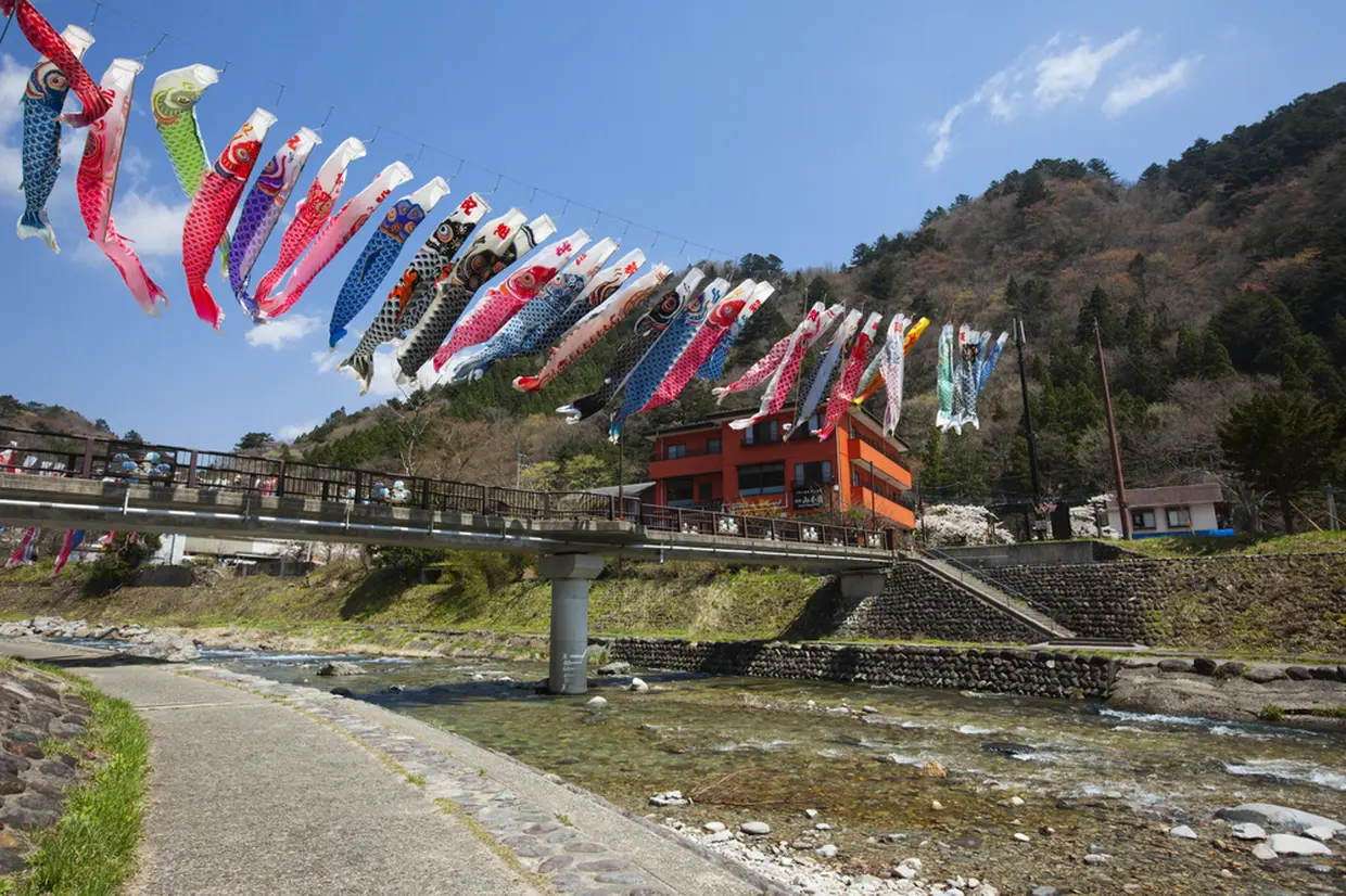 那珂川泳ぐこいのぼり