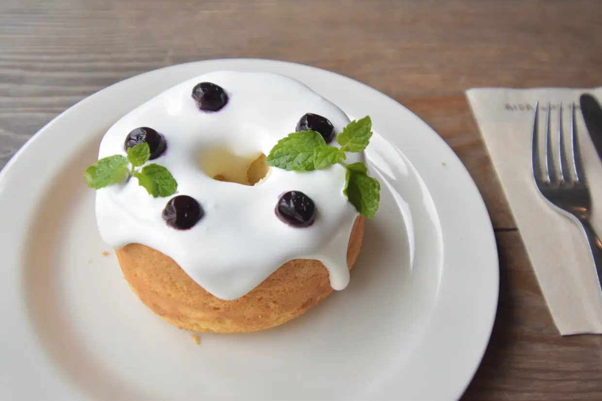 ブルーベリーチーズシフォン