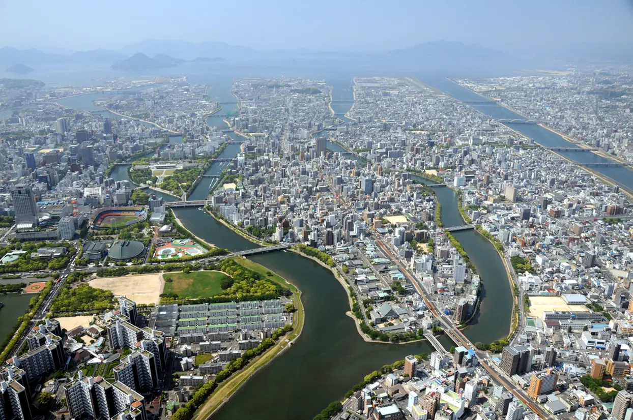 空からみた広島