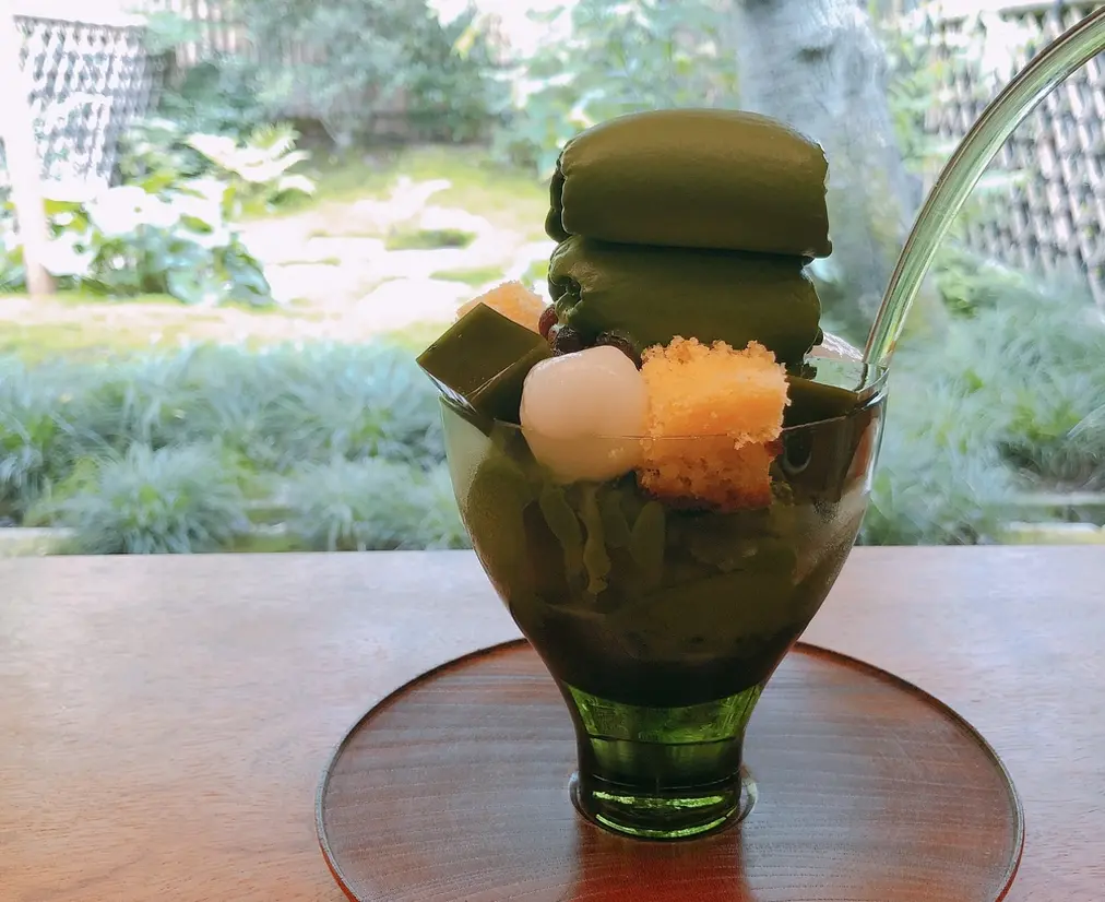 無碍山房 Salon de Muge「濃い抹茶パフェ」