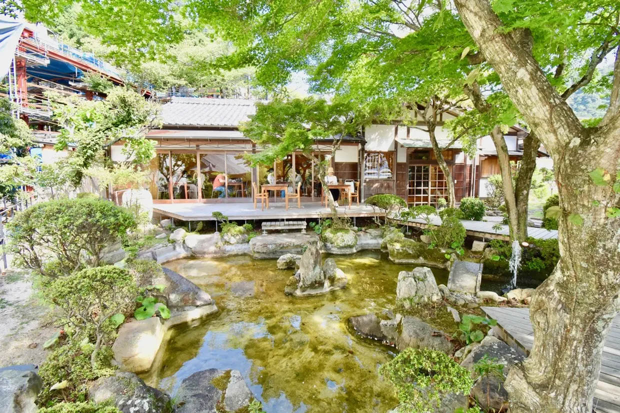 天心閣　中庭