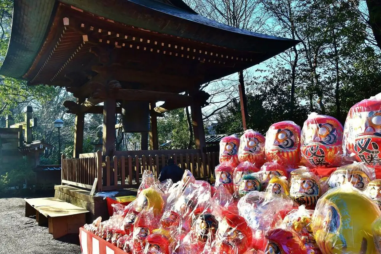 深大寺だるま市