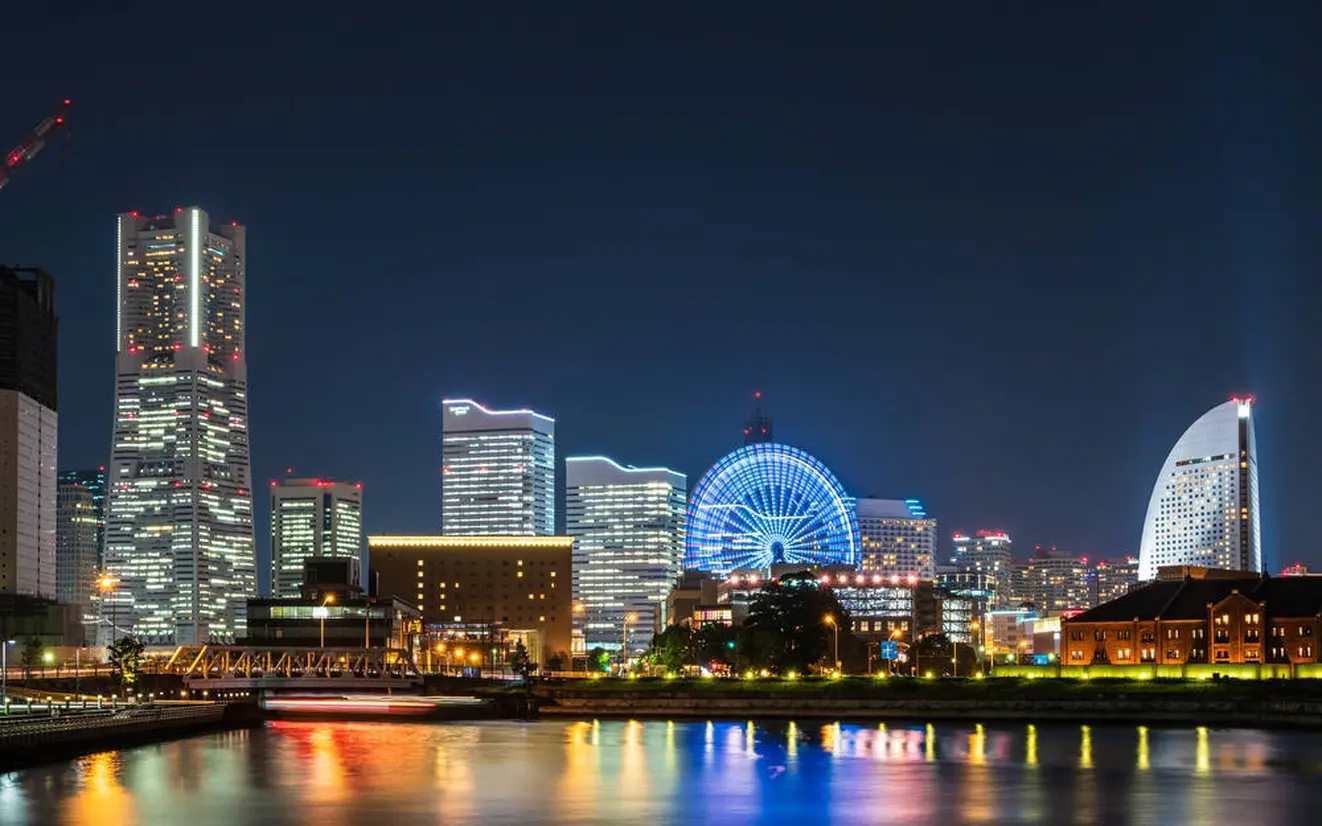 みなとみらいの夜景