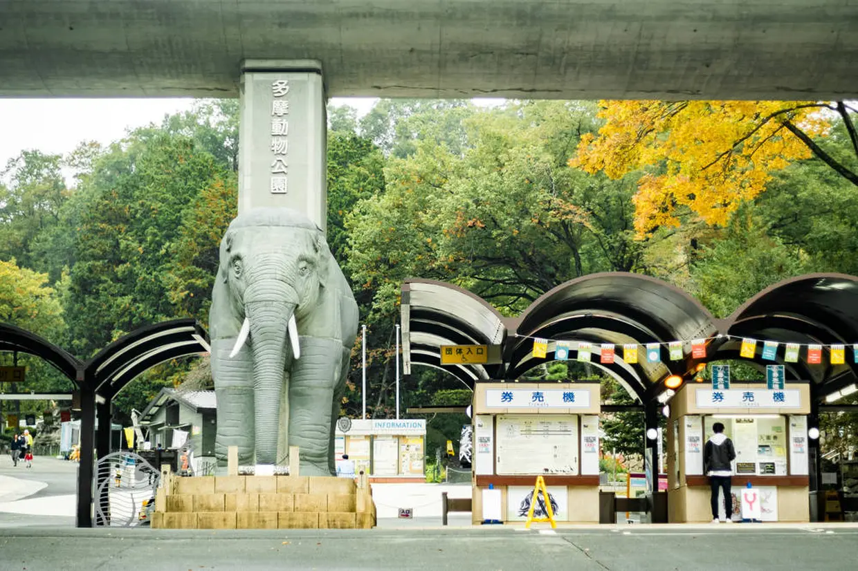 多摩動物公園 入り口