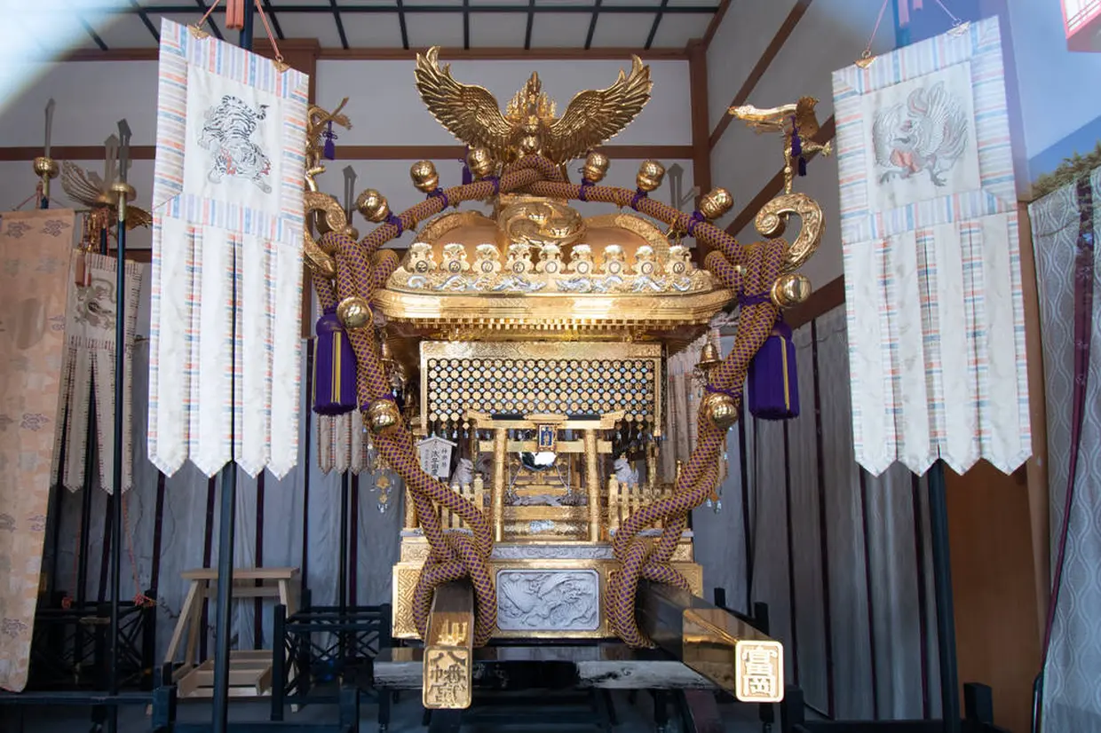 境内にある神輿