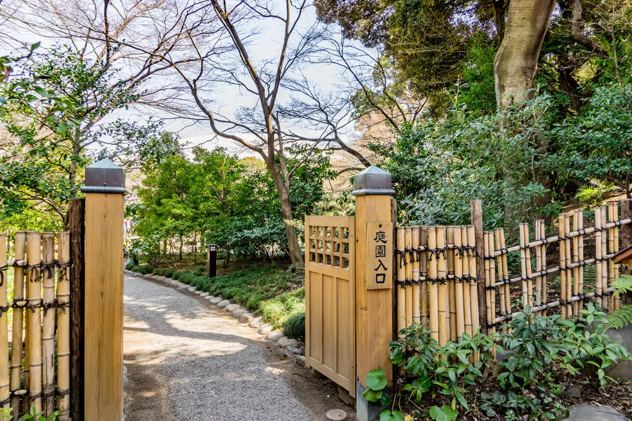 小石川後楽園　庭園入口
