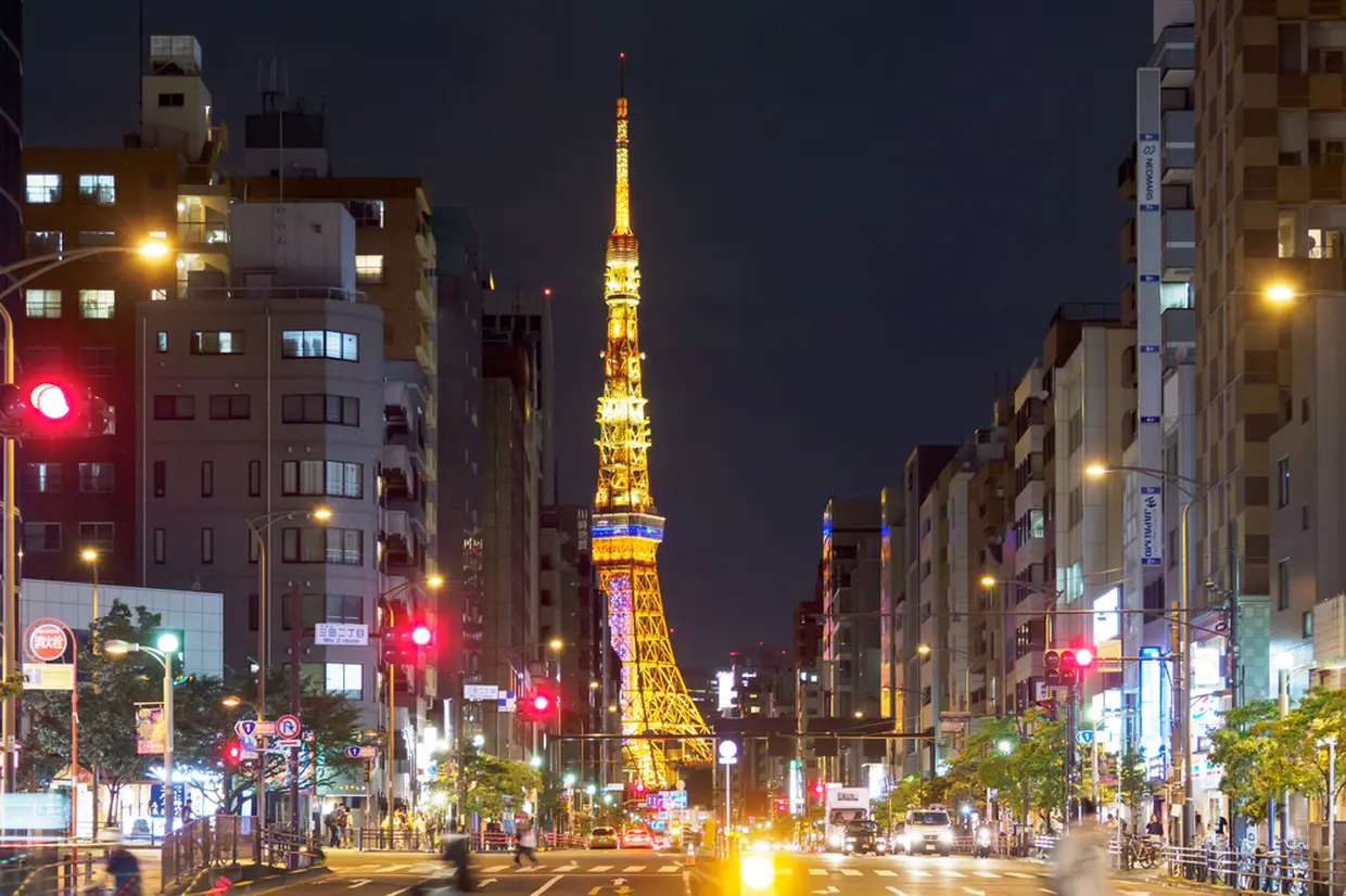 東京タワー　夜景