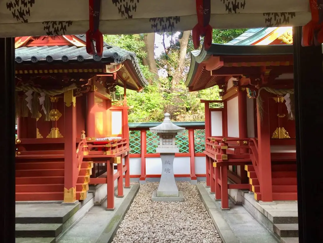 山王稲荷神社と猿田彦神社