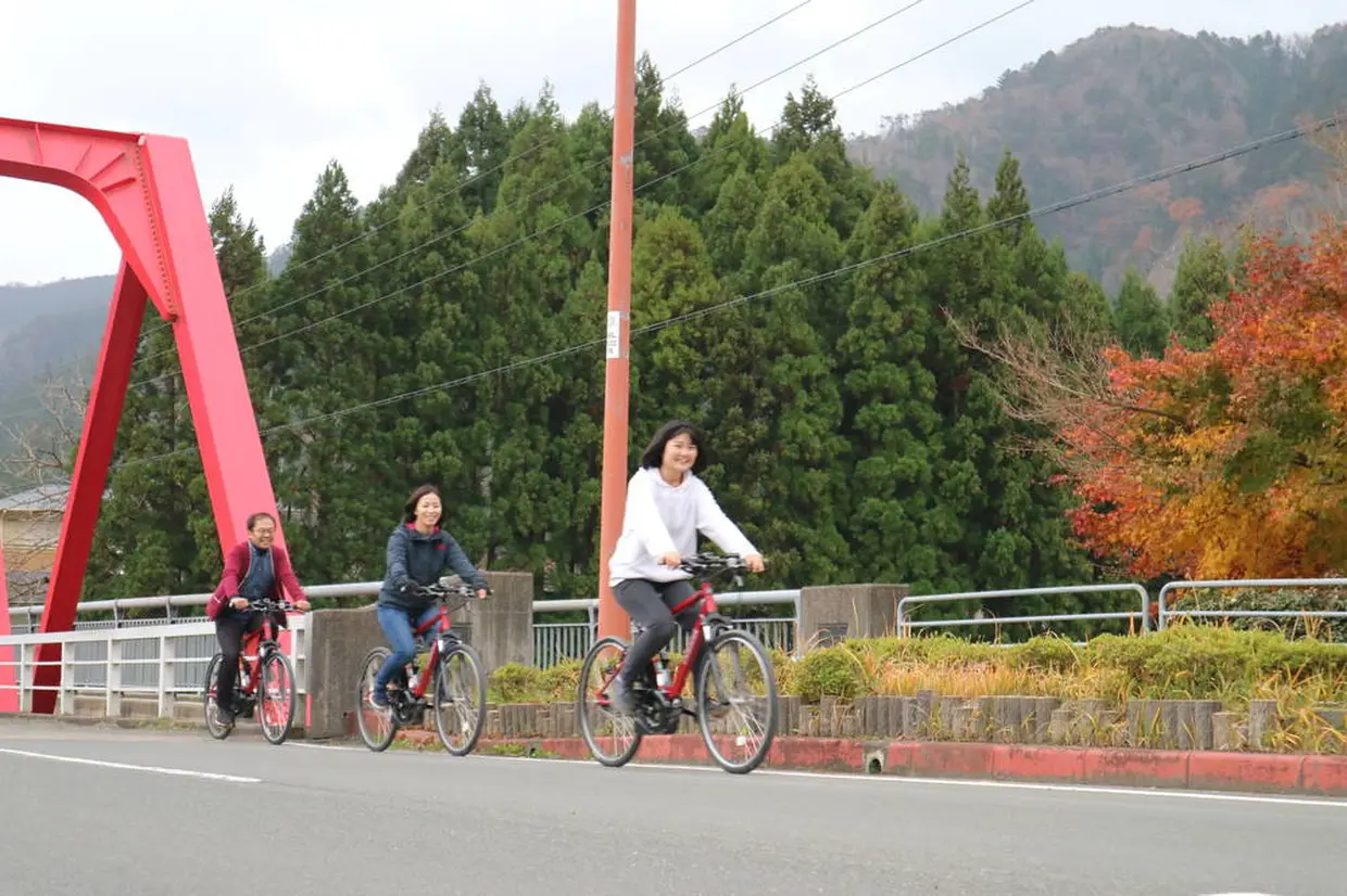 レンタサイクル（提供：南丹市美山観光まちづくり協会）