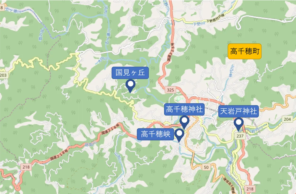 宮崎北部①　© OpenStreetMap contributors