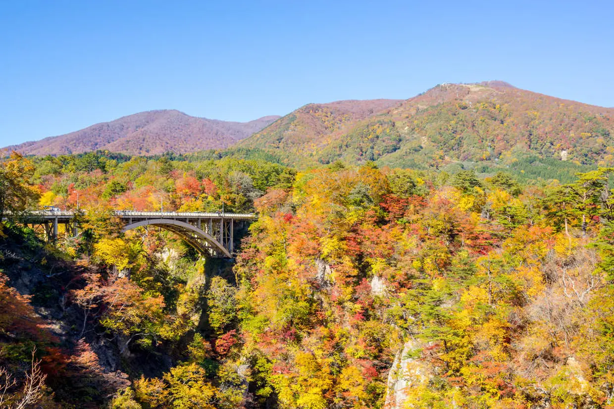 鳴子峡の紅葉