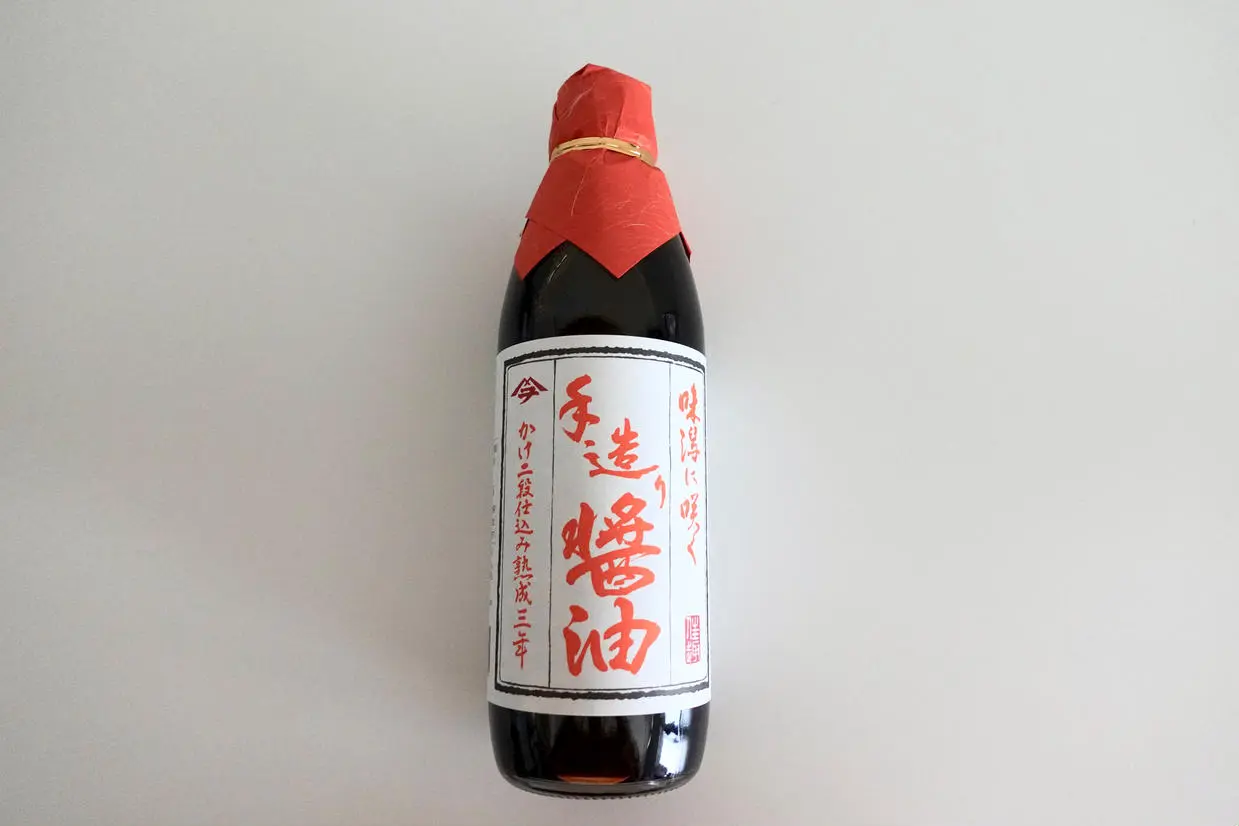 かけ醤油（再仕込み熟成３年醤油）／岡本醤油