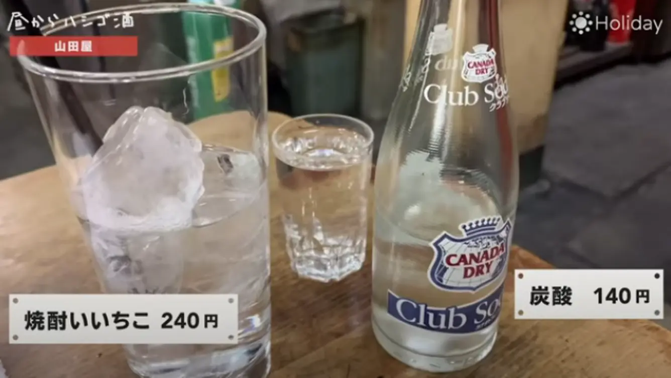 酎いいちこと炭酸