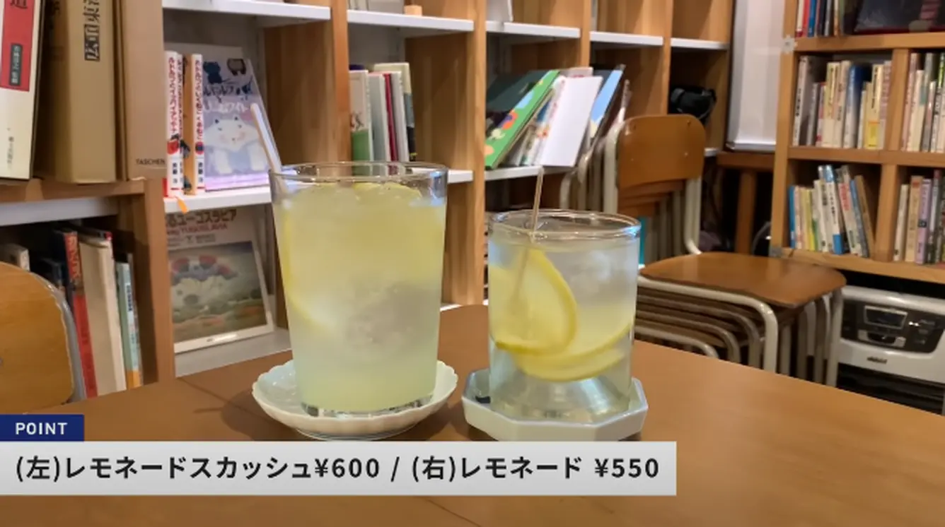 レモネードスカッシュとレモネード