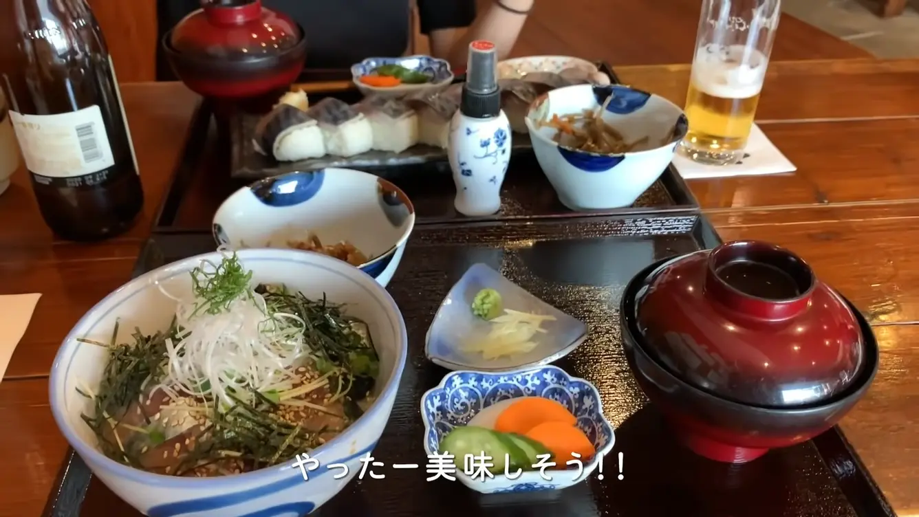 極上さばの漬丼定食