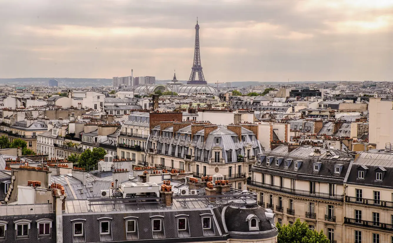 アンティークフランス美しいパリの街並み風景絵画B アンティークフランス美しいパリの街並み風景絵画B （キャンバス