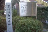 京橋川魚市場跡碑