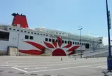 大分/西大分港フェリーターミナル付近