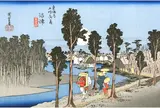 沼津宿  沼津（黄昏図）