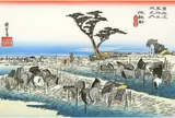 池鯉鮒宿  池鯉鮒（首夏馬市）