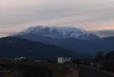 雪を被った伊吹山