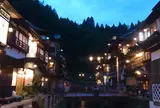 銀山温泉　足湯「和楽足湯」