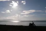 琵琶湖の砂浜