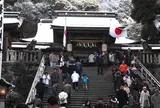 伊奈波神社でお参りを