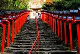 貴船神社から鞍馬山に登る