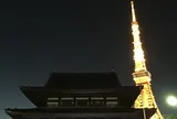 増上寺から東京タワー