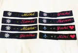 FRIEND SHOP NAME ON LUGGAGE TAG & HAT
