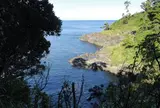 秋の浜遊泳場
