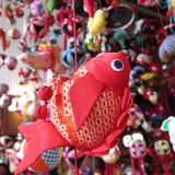 「アクアマリンのひな祭り」金魚やエビなど展示している生き物も！約5000個のつるし飾りが登場