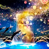 イルカたちが星空の海で繰り広げるクリスマスパーティー「マクセル アクアパーク品川」にて開催