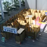 日本一高いビルの展望台に迷路が登場！「あべのべあの冒険迷路」が開催