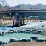 奥津温泉 足湯