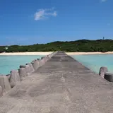 鳩間港防波堤