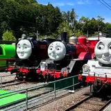 トーマスフェア会場（千頭駅構内）