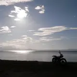 琵琶湖の砂浜