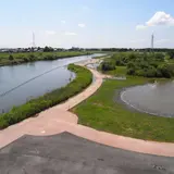 整備された河川敷