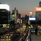 錦通の夕暮れ