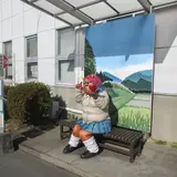 妖怪ベンチ「山姥」