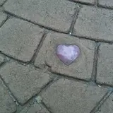 ハートの石畳