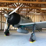 筑波海軍航空隊記念館 地下戦闘指揮所・零戦レプリカ展示