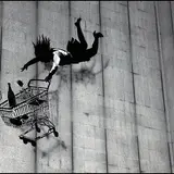 Falling Shopper
