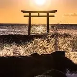 大洗磯前神社 神磯の鳥居
