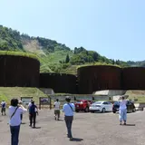 土石流のモニュメント