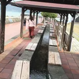 日本一長い足湯ほっとふっと１０５